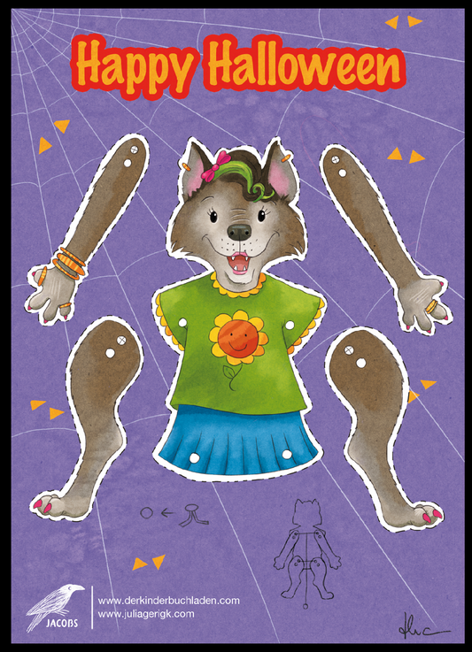 Werwolf - Bastelbogen