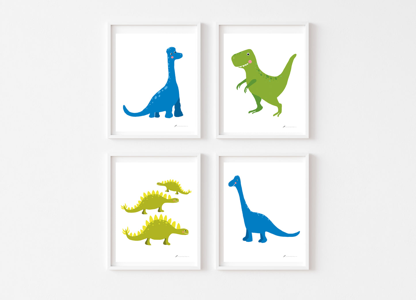 Kinderzimmerposter DINO - Set - A4