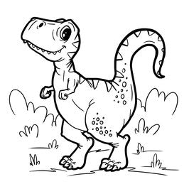 HAPPY DINOS coloring book