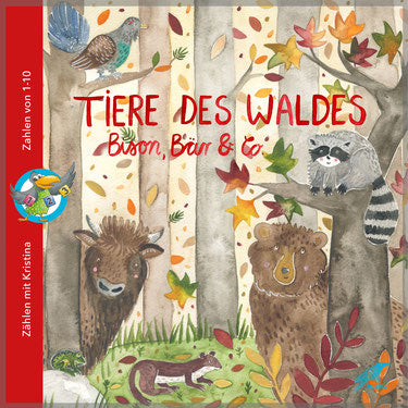 Animals of the forest - bison, bear & Co.