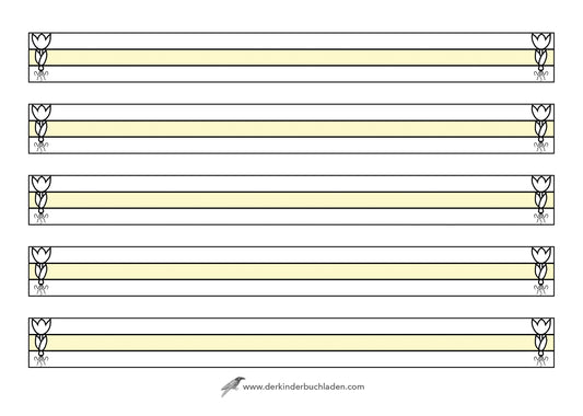 FOXi-Schreiblernblock Tulpe A5 (NEU!)