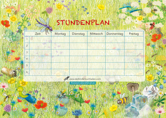 Stundenplan Wiese