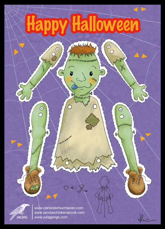 Zombie - Bastelbogen