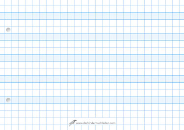 FOXi - numbers - writing learning pad - A5 landscape 8 mm - contrasting line - simple