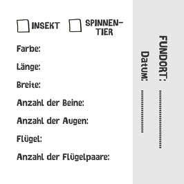 Mein Garteninsekten-Forscherheft